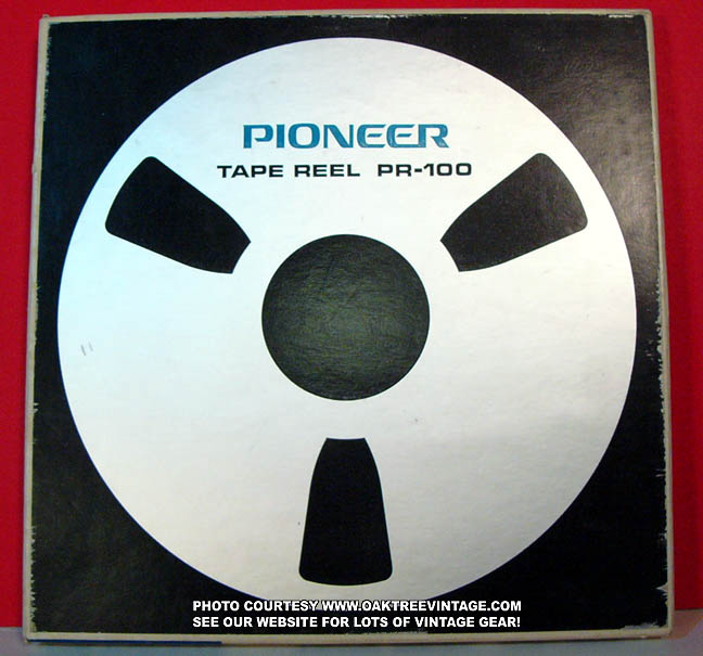 Pioneer PR-101 empty (no tape) metal 10.5 inch take up reel