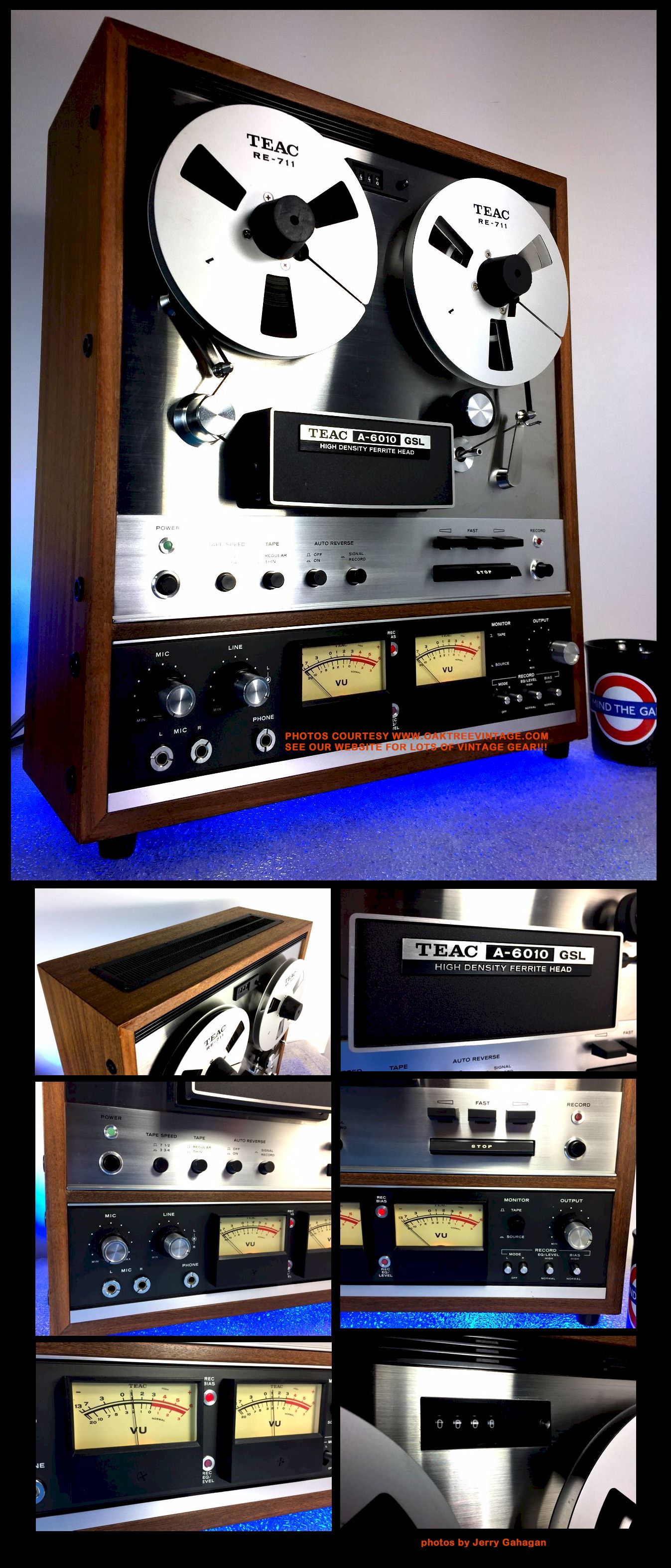 Teac A-4010SL Reel-to-Reel Recorder Player Deck (MISSING PARTS)