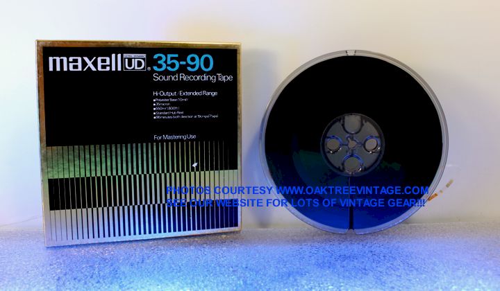 Maxell XL-1 Reel to Reel Recording Tape, LP, 7 Reel, 1800 ft.