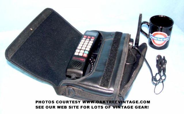VINTAGE BRICK CELL PHONES- OLD SCHOOL BAG & CAR PHONES